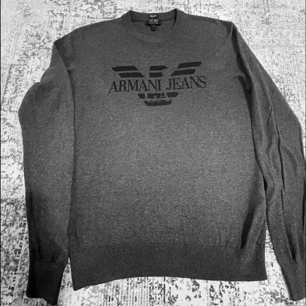 Armani jeans cotton sweater size small